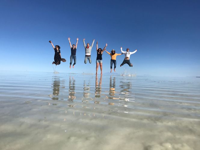 Salar de Uyuni salto