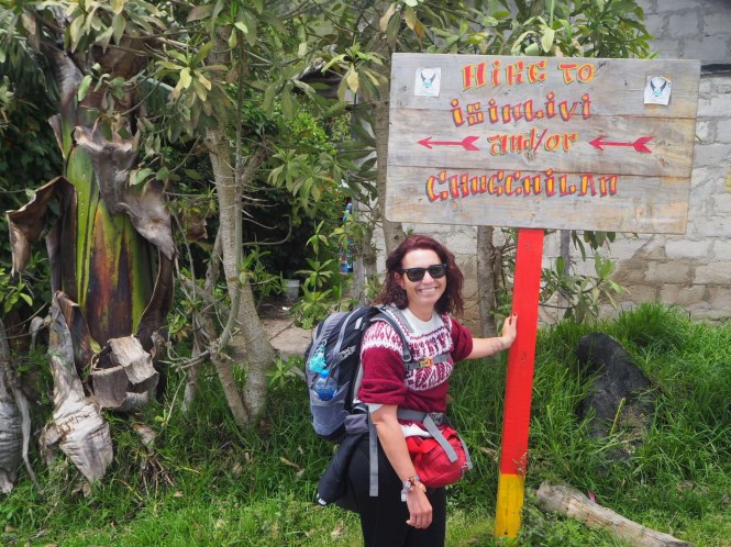 Comienzo del Quilotoa Loop