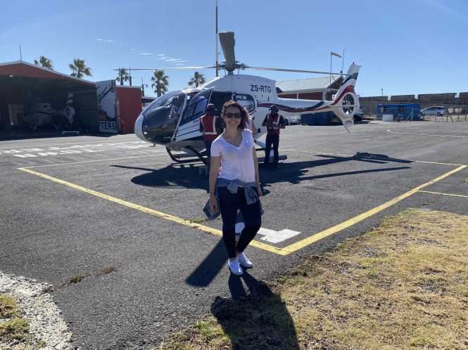 helicóptero Ciudad del Cabo