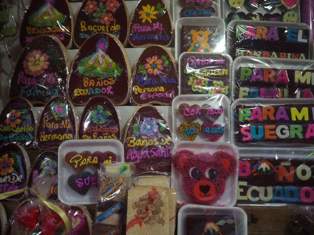 Puesto de dulces, qué hacer en Baños