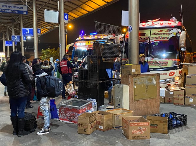 Estación Carcelén de Quito a Colombia